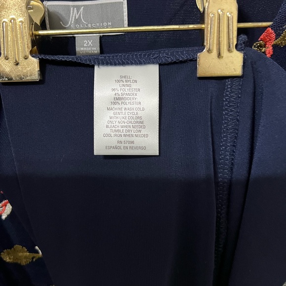 JM NEW NYLON COLLECTION BLOUSE size 2X - Picture 8 of 8